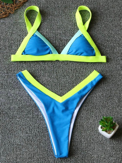 Bikini Flúor Azul