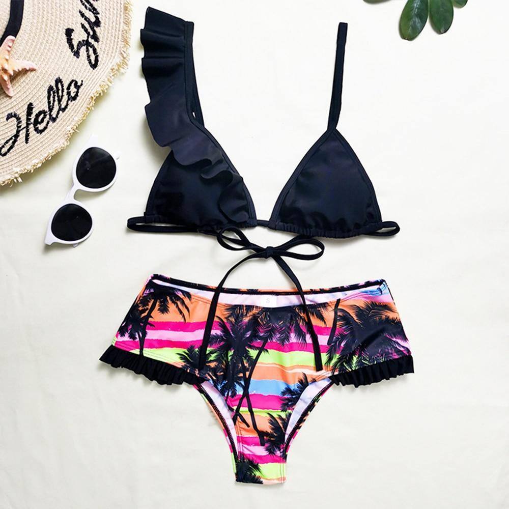 BIKINI CAPRI MIAMI BLACK - LOLA IBIZA